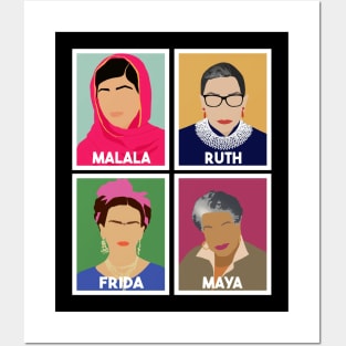 the power of malala ruth frida maya Posters and Art